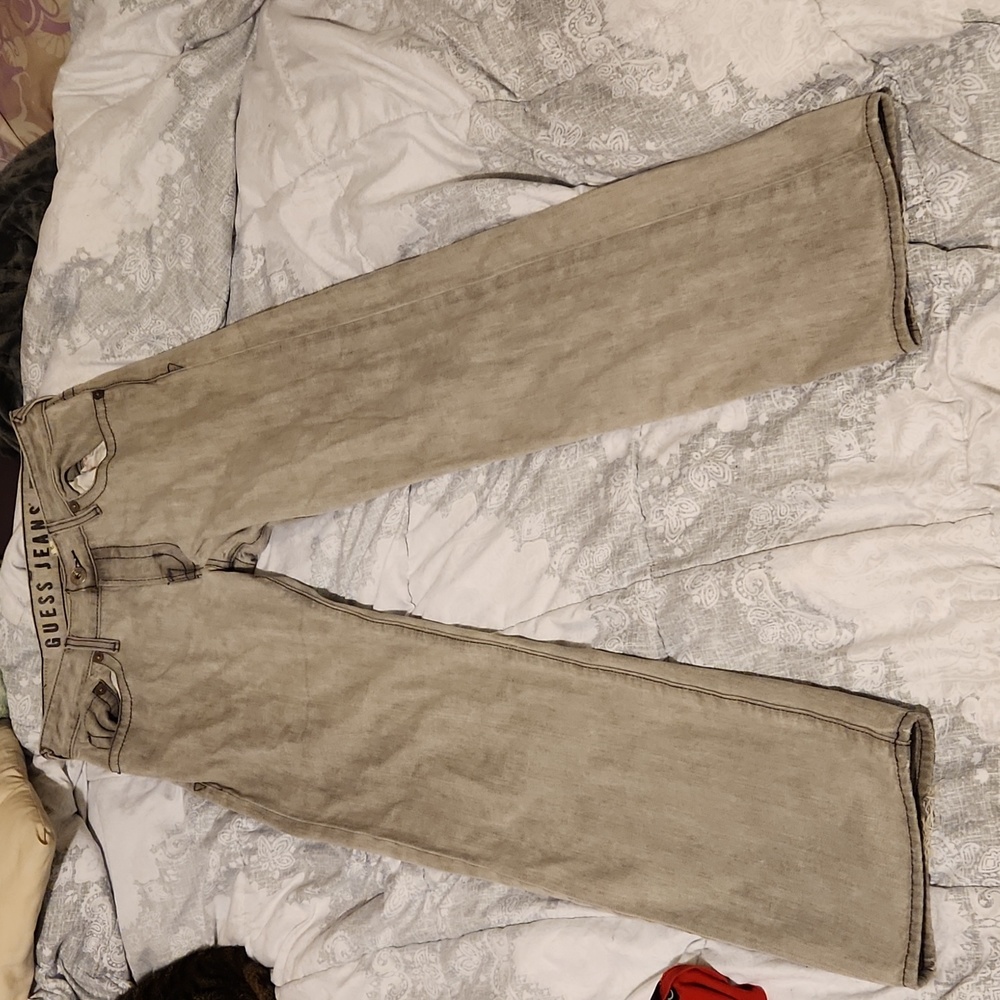 Guess Gray Sraight Leg Denim Jeans